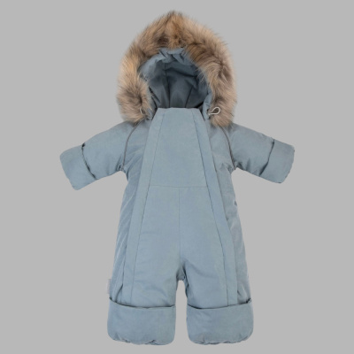 Комбинезон зимний Лапландия Вельвет-1 KiDi 888(Зима-ЛВ1)-52 серо-голубой 01